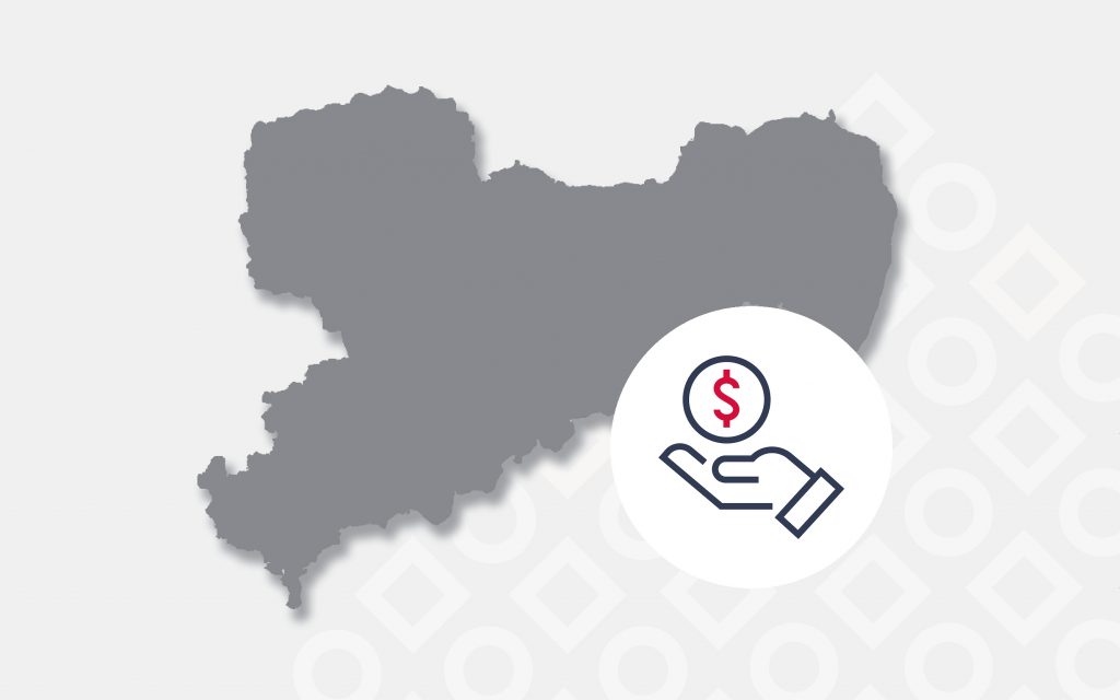 Grafik zu Fördermitteln für Digitalisierung in Sachsen